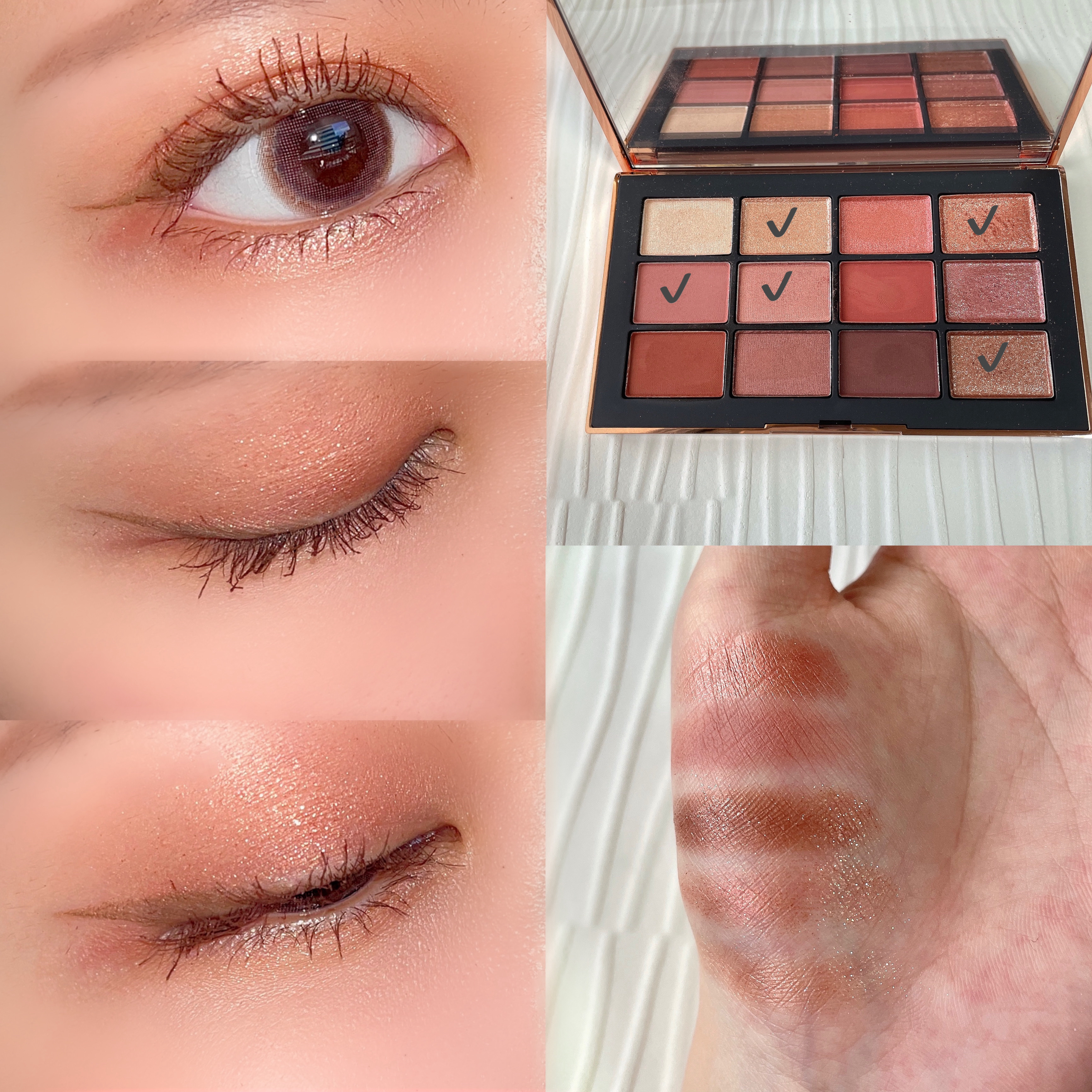 アフターグロー イリジスタブル アイシャドーパレット/NARS/アイシャドウパレットを使ったクチコミ（2枚目）