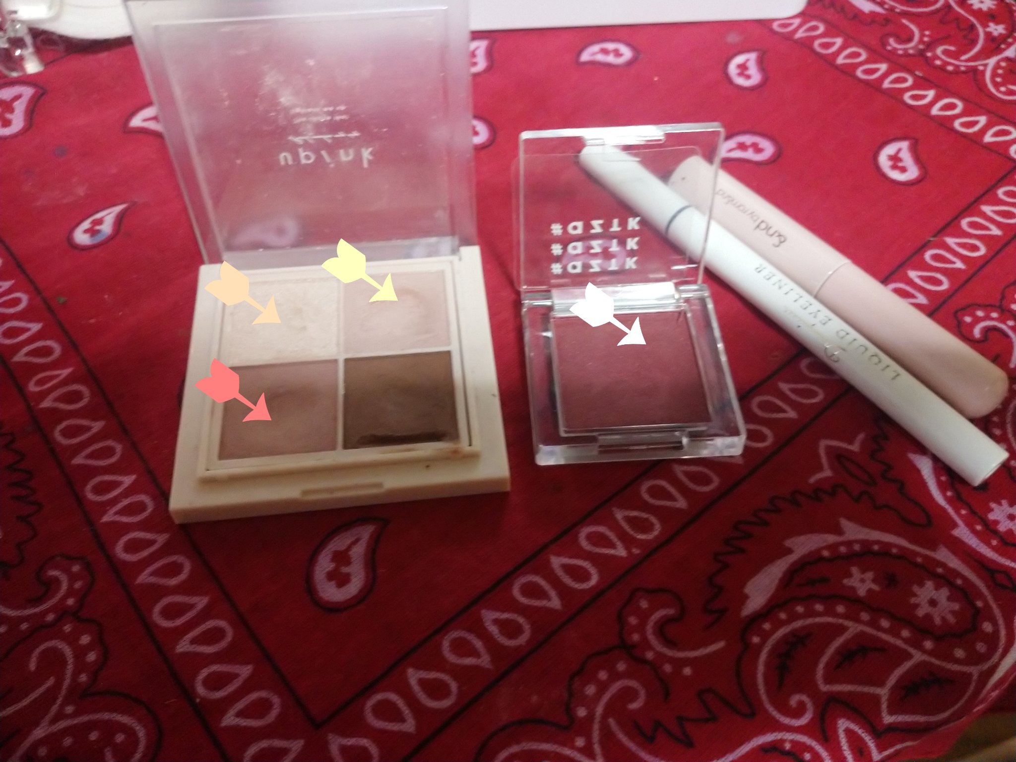 シャインオンステージアイパレット/upink/アイシャドウパレットを使ったクチコミ（1枚目）