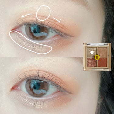 eye closet 1DAY（アイクローゼット ワンデー） CLEAR BEIGE CORAL/EYE CLOSET/ワンデー（１DAY）カラコンを使ったクチコミ（3枚目）