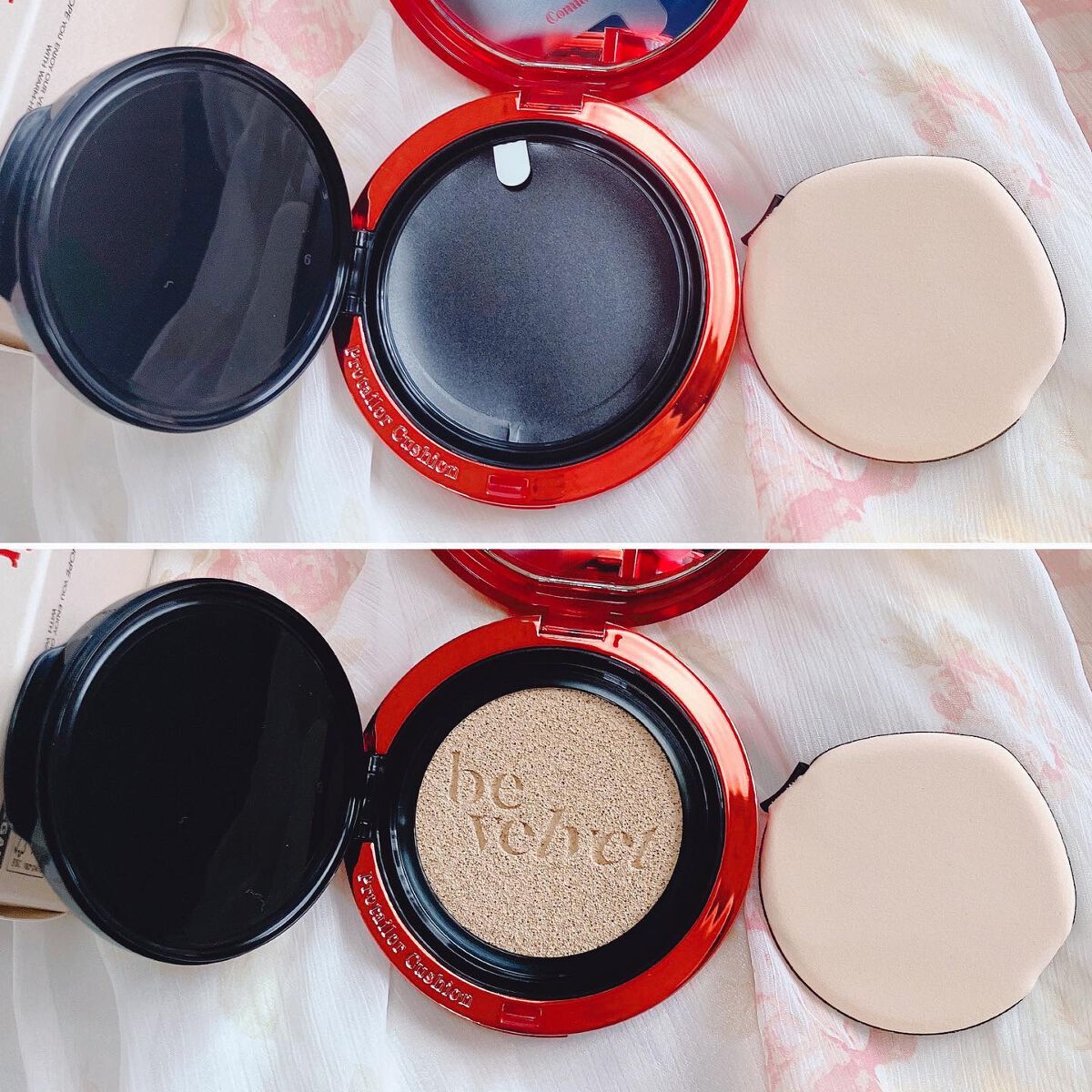 プロテーラービーベルベットカバークッション/espoir/クッションファンデーションを使ったクチコミ(4枚目)