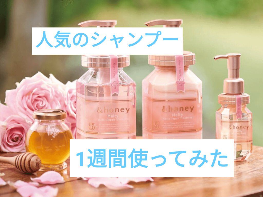 &honey Melty モイストリペア シャンプー1.0／モイストリペア ヘアトリートメント2.0/&honey/市販シャンプーを使ったクチコミ（1枚目）