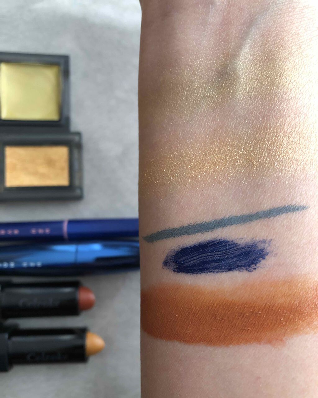 THREE シマリング グロー デュオ/THREE/クリームハイライトを使ったクチコミ（3枚目）