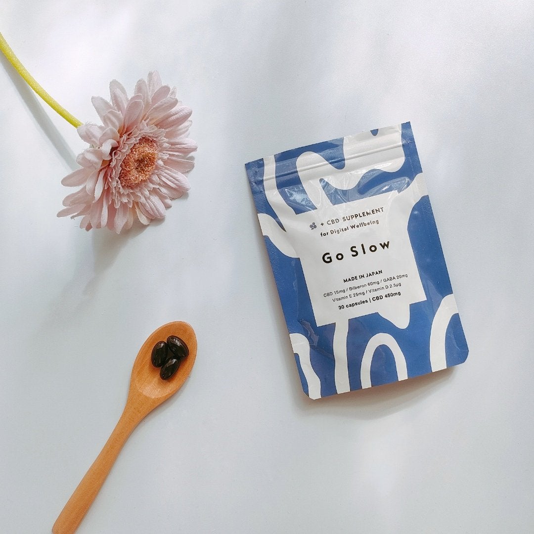 CBDサプリメント for デジタルウェルビーイング/Go Slow/健康サプリメントを使ったクチコミ(6枚目)