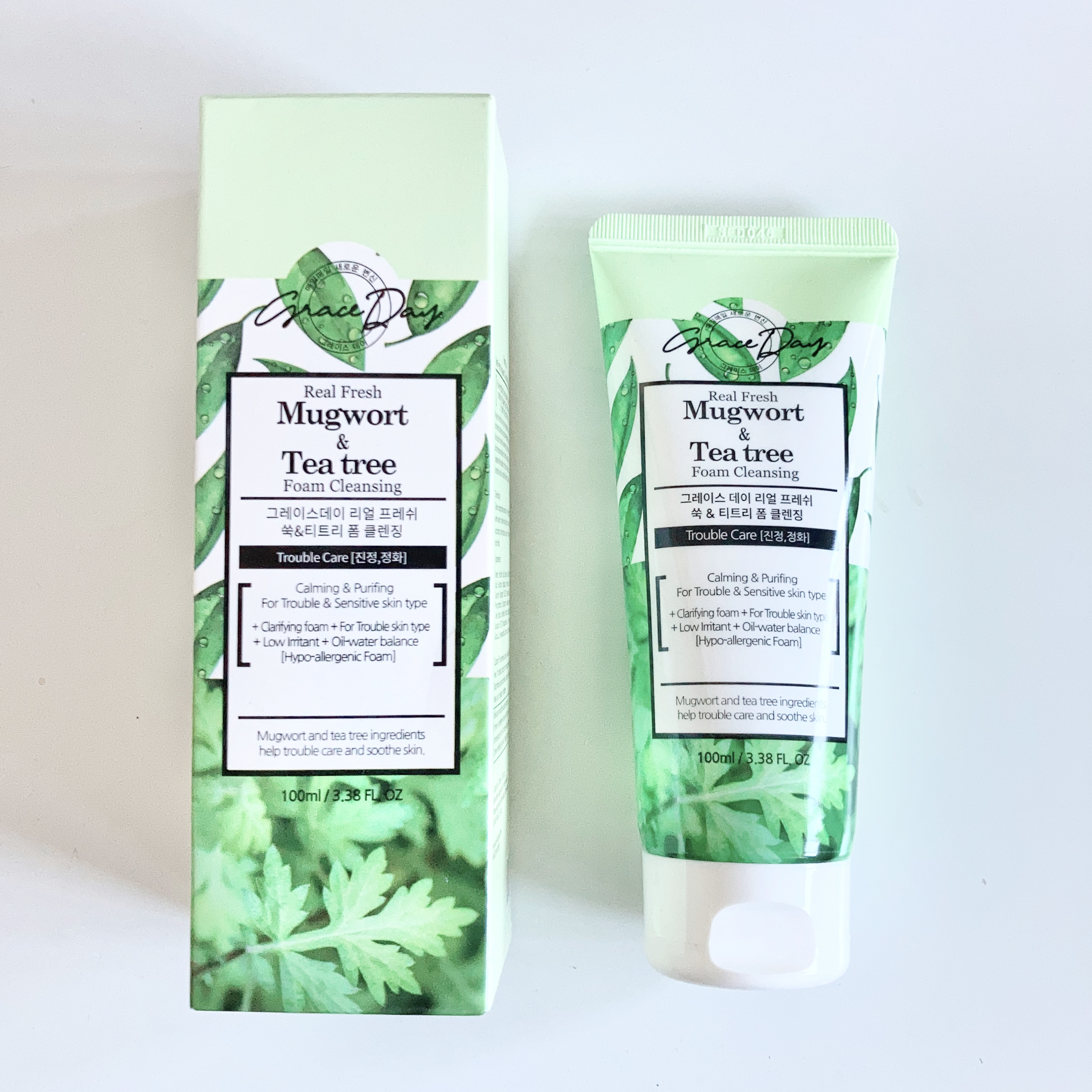 Real Fresh Mugwort & Tea tree Foam Cleanser｜GRACEDAYの口コミ GRACEDAY Real Fresh by コスメモ(30代後半) LIPS