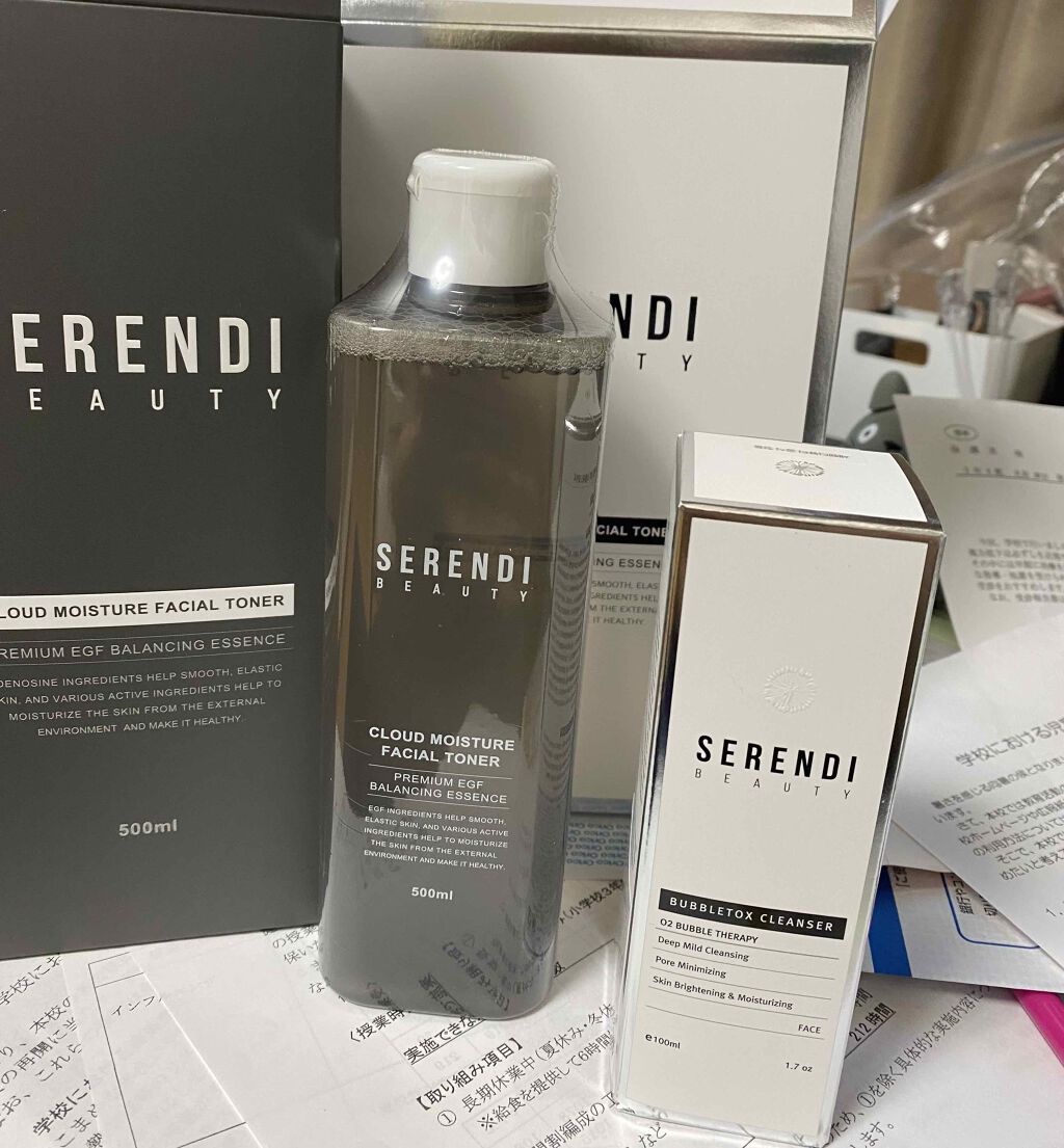 CLOUD MOISTURE FACIAL TONER/SERENDI BEAUTY/化粧水を使ったクチコミ(1枚目)