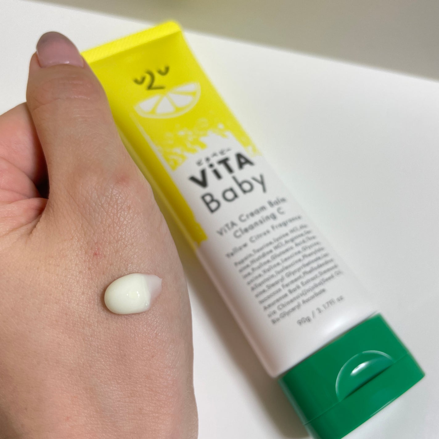 ViTAクリームバームクレンジングC/ViTABaby/クレンジングバームを使ったクチコミ(2枚目)