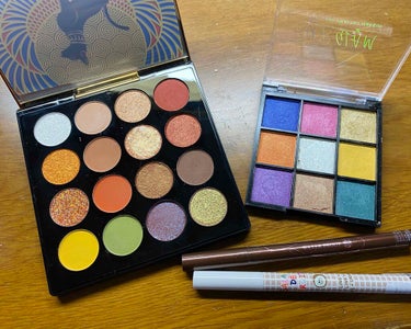 UR GLAM　BLOOMING EYE COLOR PALETTE/U R GLAM/パウダーアイシャドウを使ったクチコミ（3枚目）