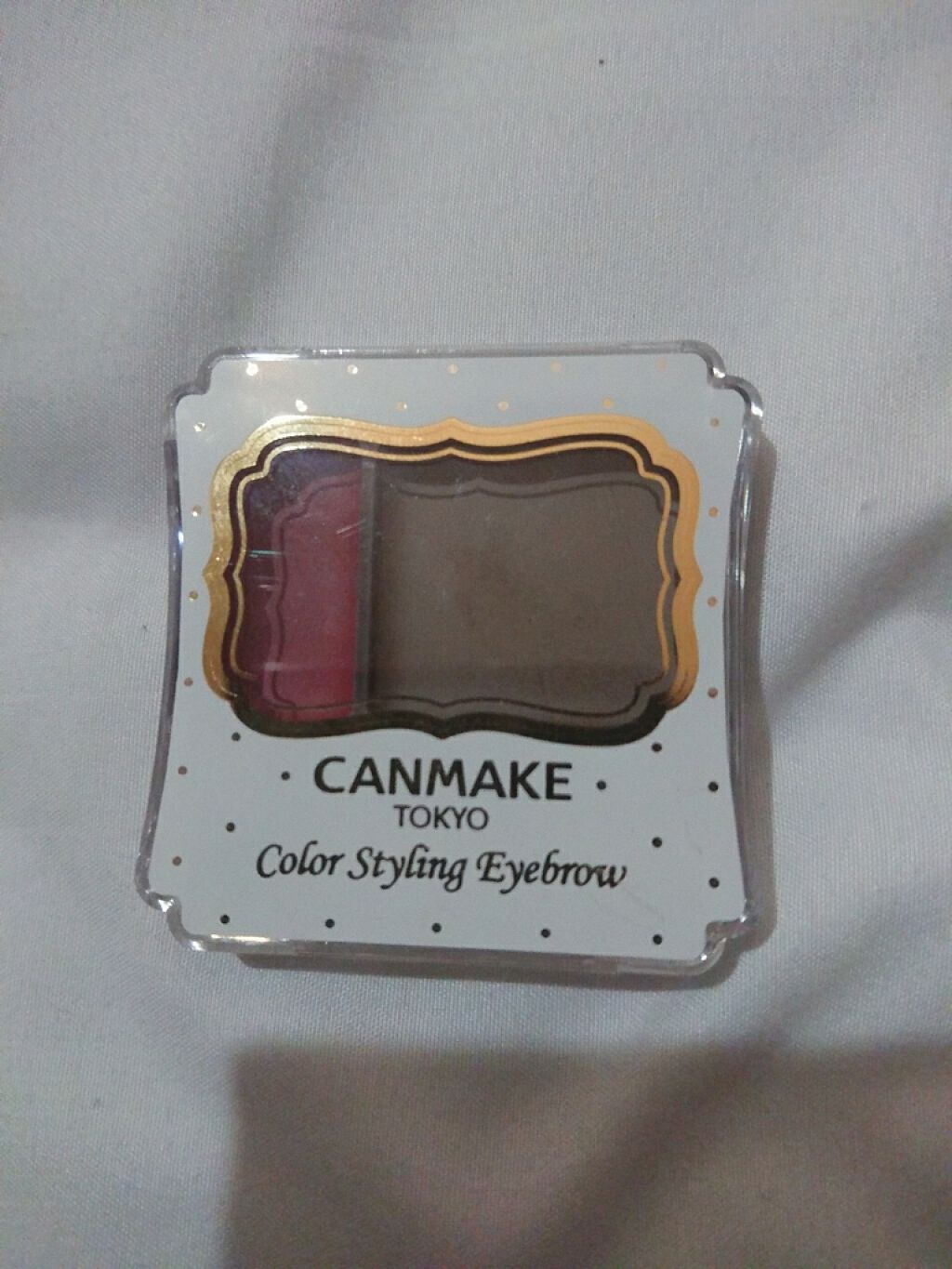 カラースタイリングアイブロウ 02 オリーブブラウン/キャンメイク/パウダーアイブロウを使ったクチコミ（1枚目）