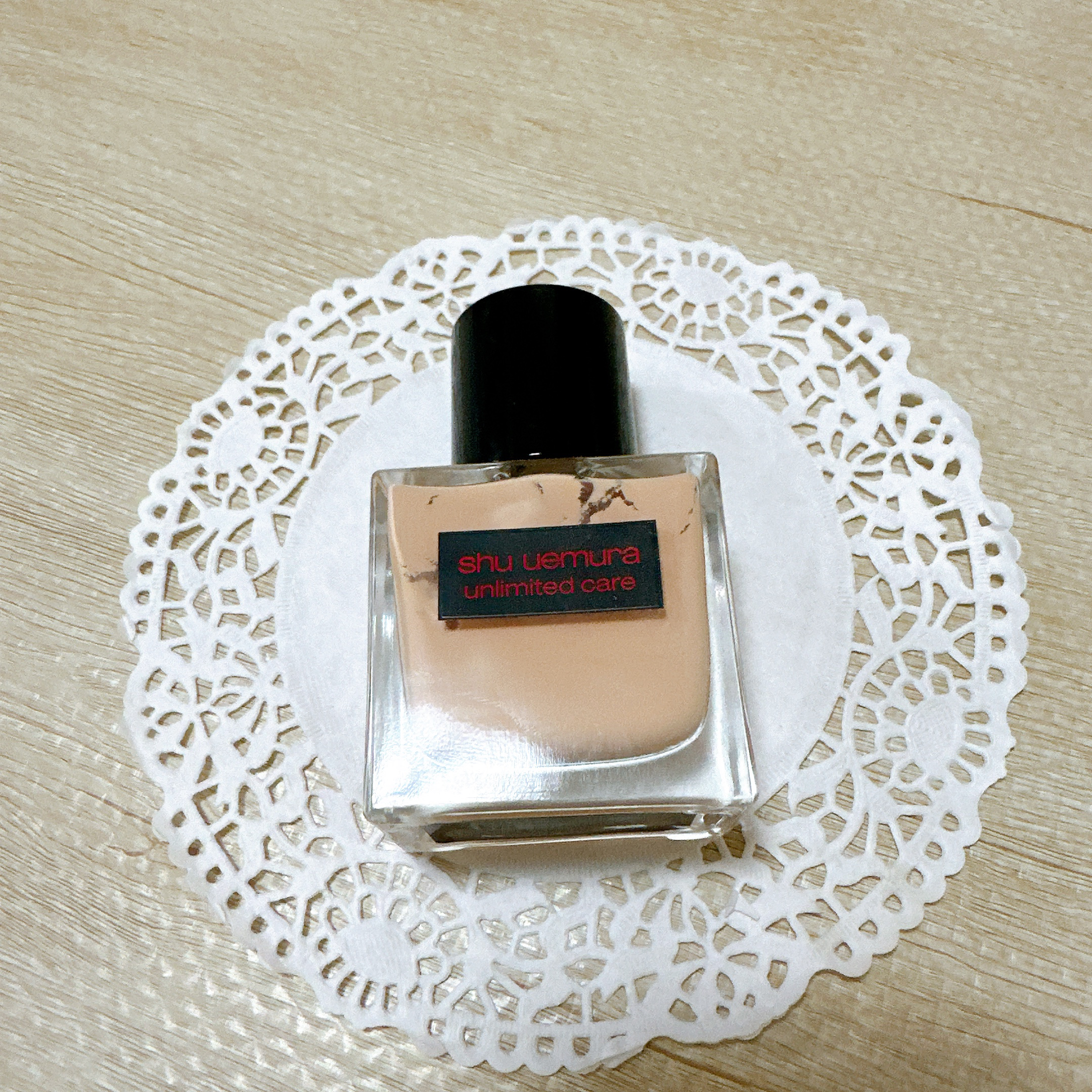 アンリミテッド ケア ツヤ セラム ファンデーション/shu uemura/リキッドファンデーションを使ったクチコミ（2枚目）