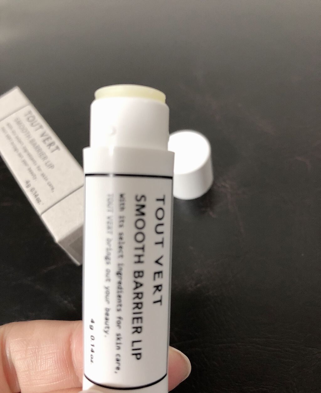 スムースバリアリップ/TOUT VERT/リップクリームを使ったクチコミ（2枚目）