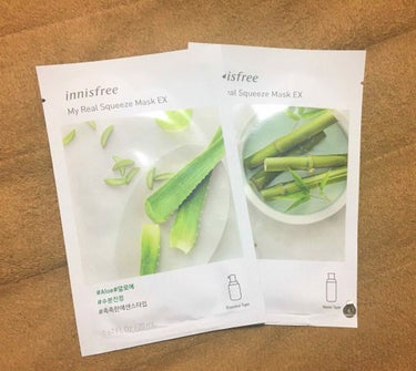 最近ニキビが治らなすぎてヤバいです。
そんな中渋谷のInnisfreeで見かけました。

🌸Innisfree マイリアル スクイーズ マスクシート

私は試しにアロエと竹を購入しました。


パックは