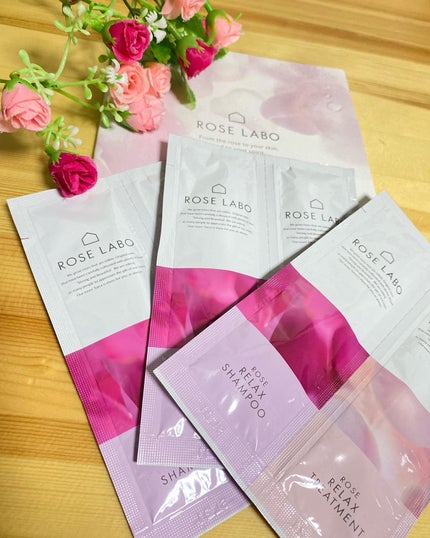 ローズリラックスシャンプー&トリートメント トライアル 1回分/ROSE LABO/市販シャンプーを使ったクチコミ(1枚目)