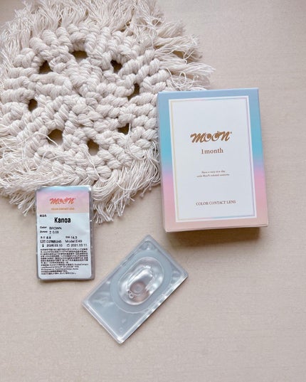 MOON カノアブラウン/カラコンムーン/カラーコンタクトレンズを使ったクチコミ(4枚目)