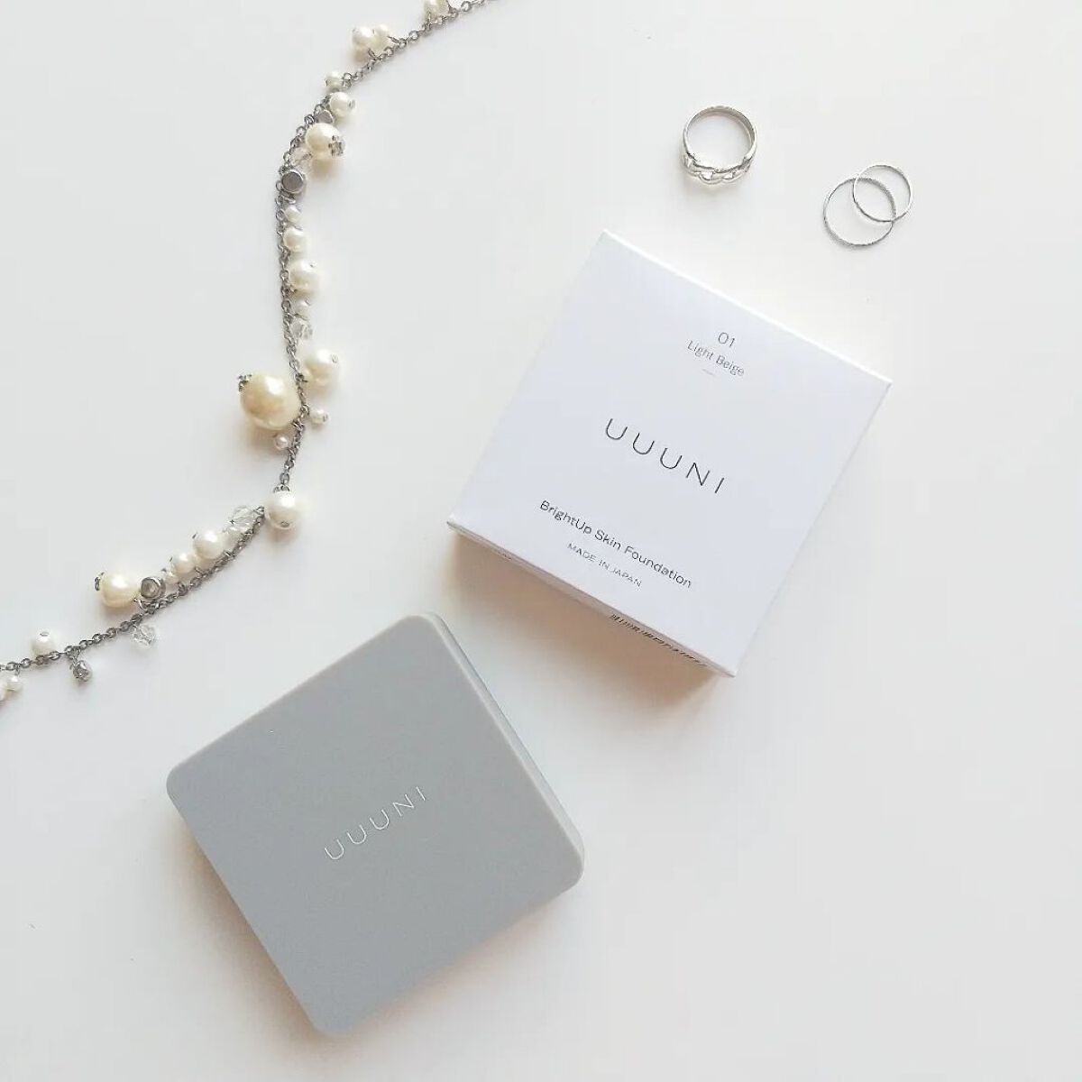 ブライトアップスキンファンデーション/UUUNI/クッションファンデーションを使ったクチコミ（2枚目）