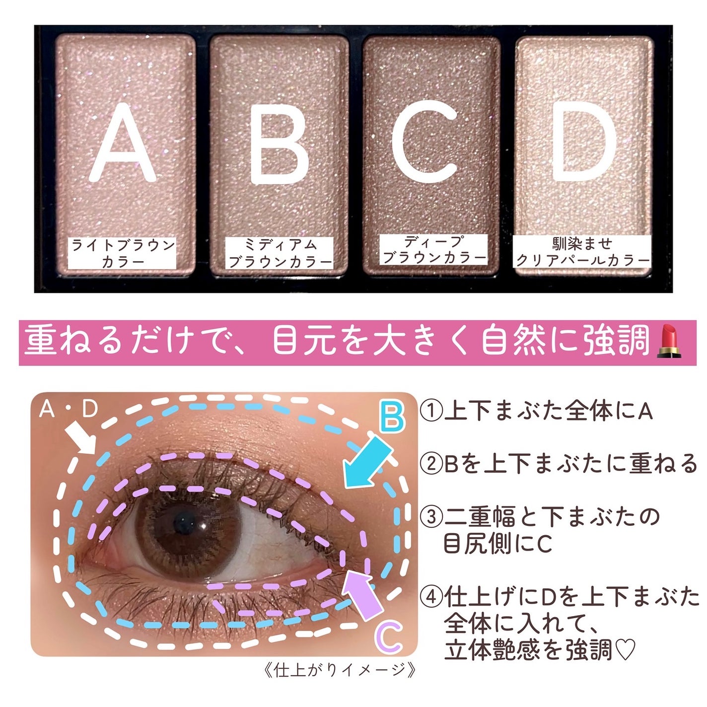 ケイト メロウブラウンアイズ/KATE/アイシャドウパレットを使ったクチコミ(8枚目)