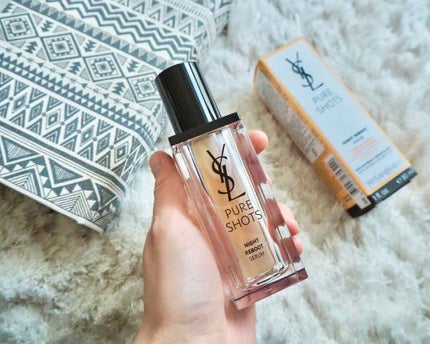 ピュアショット ナイト リチャージセラム/YVES SAINT LAURENT BEAUTE/美容液を使ったクチコミ(2枚目)