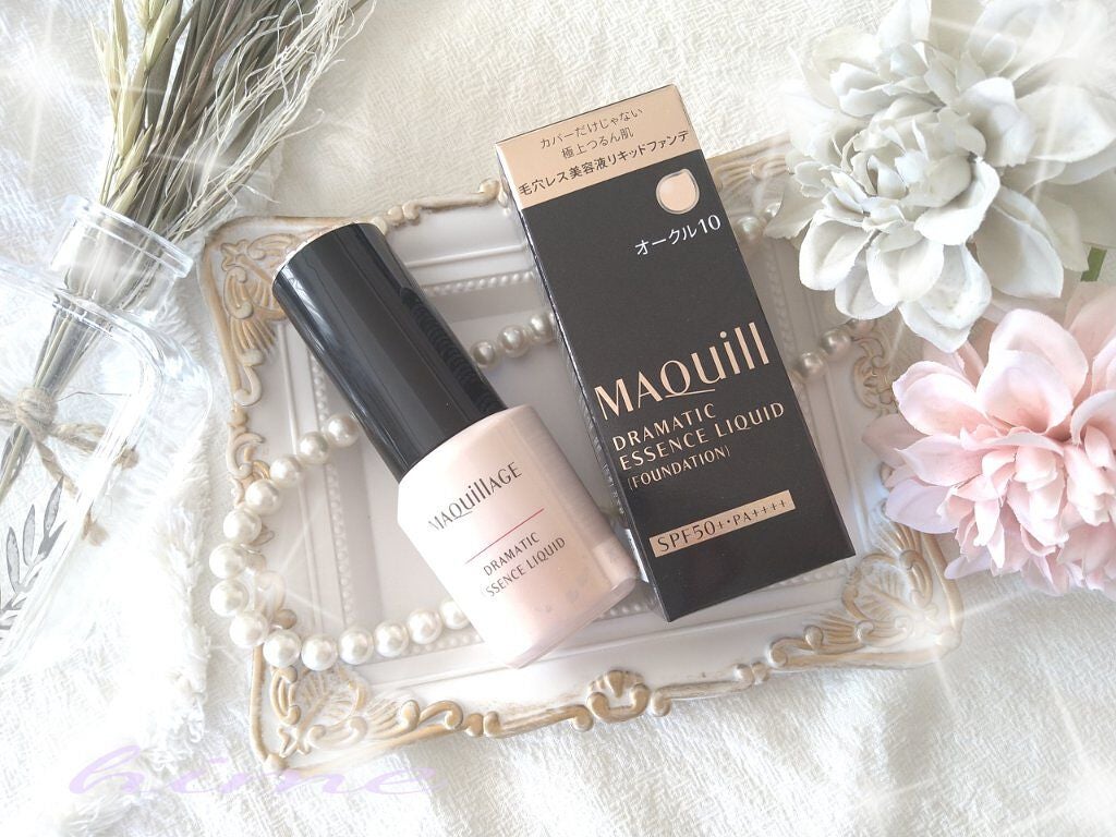 ドラマティックエッセンスリキッド/マキアージュ/リキッドファンデーションを使ったクチコミ(1枚目)