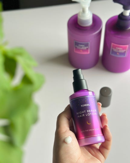 nita⌇フォロバ on LIPS 「新発売🧴/KUNDALのナイトリペア🌙KUNDAL独自の原料ナ..」(4枚目)