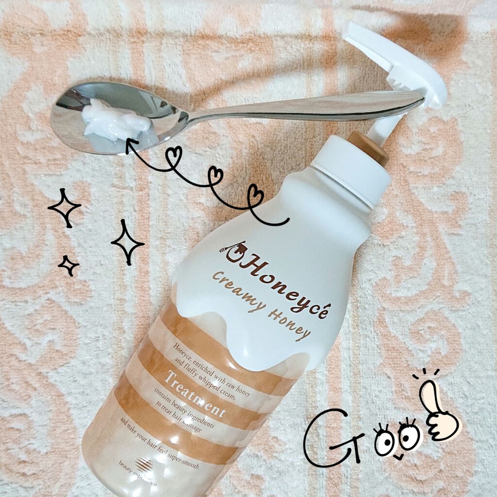 クリーミーハニー シャンプー/トリートメント/ハニーチェ/市販シャンプーを使ったクチコミ(2枚目)