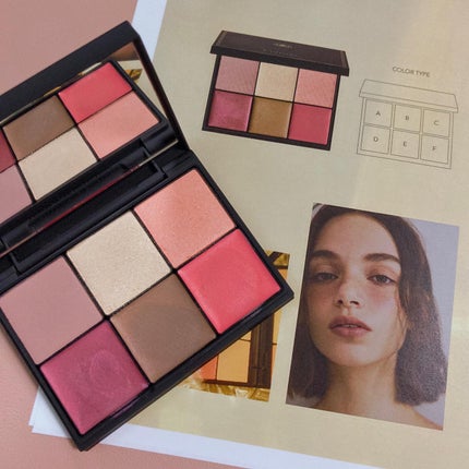 エレメンタル フェイスパレット/Celvoke/ジェル・クリームチークを使ったクチコミ(10枚目)