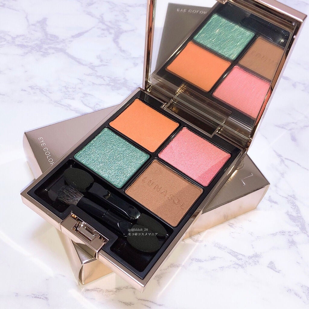 アイカラーレーション/LUNASOL/アイシャドウパレットを使ったクチコミ(2枚目)