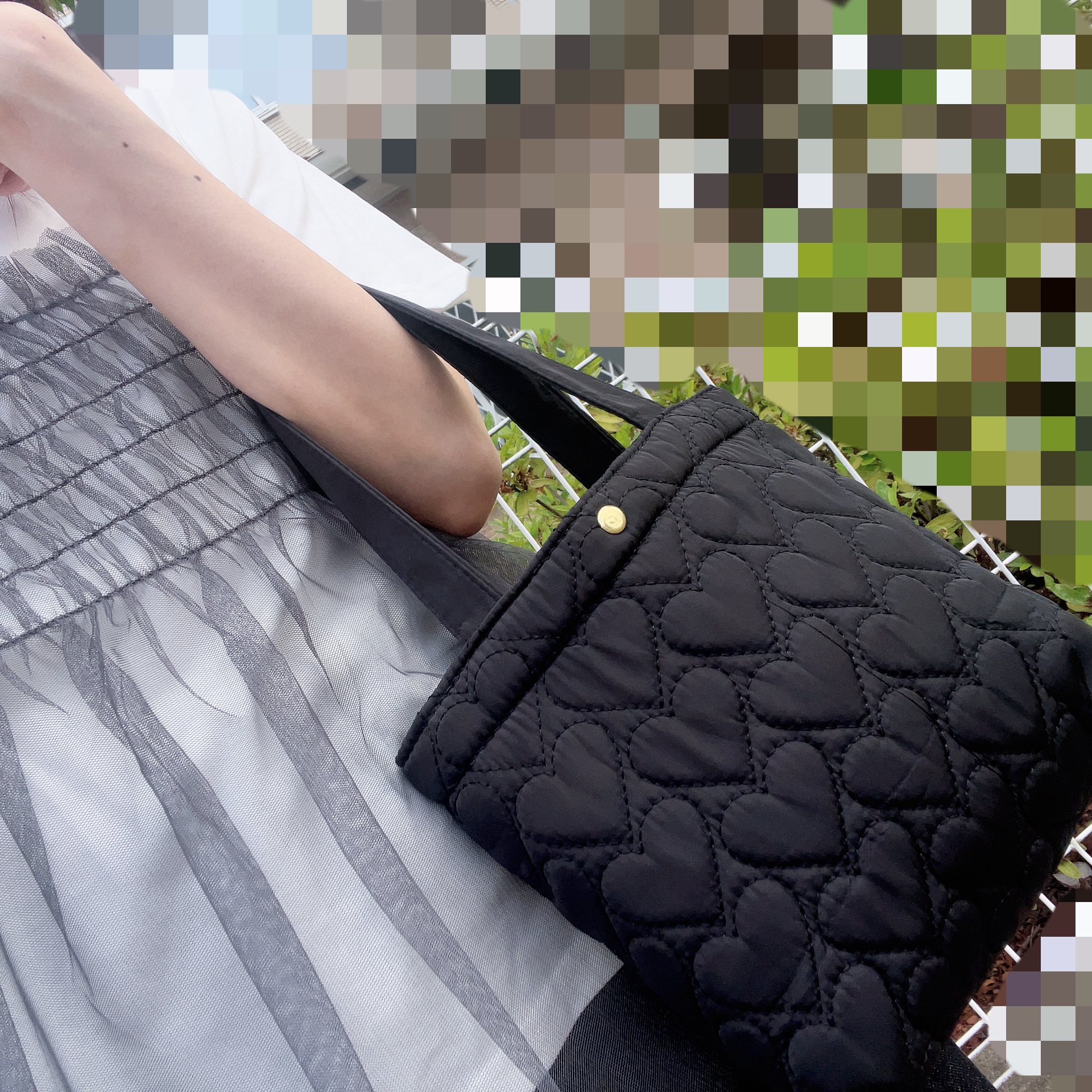 スモールスクエアバッグ/SHEIN/その他を使ったクチコミ（2枚目）