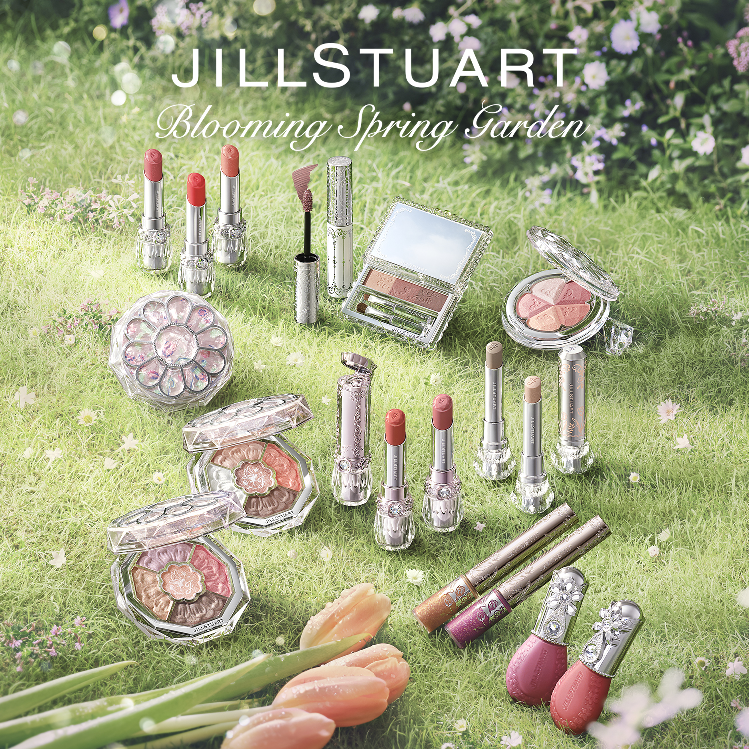 春の訪れを喜ぶ花の妖精たちをテーマにしたスプリングコレクション🌷
2025年1月10日(金)発売、2024年12月27日(金)予約開始！

～Blooming Spring Garden～
まだ少し、ひんやりとする朝。

チューリップのゆ