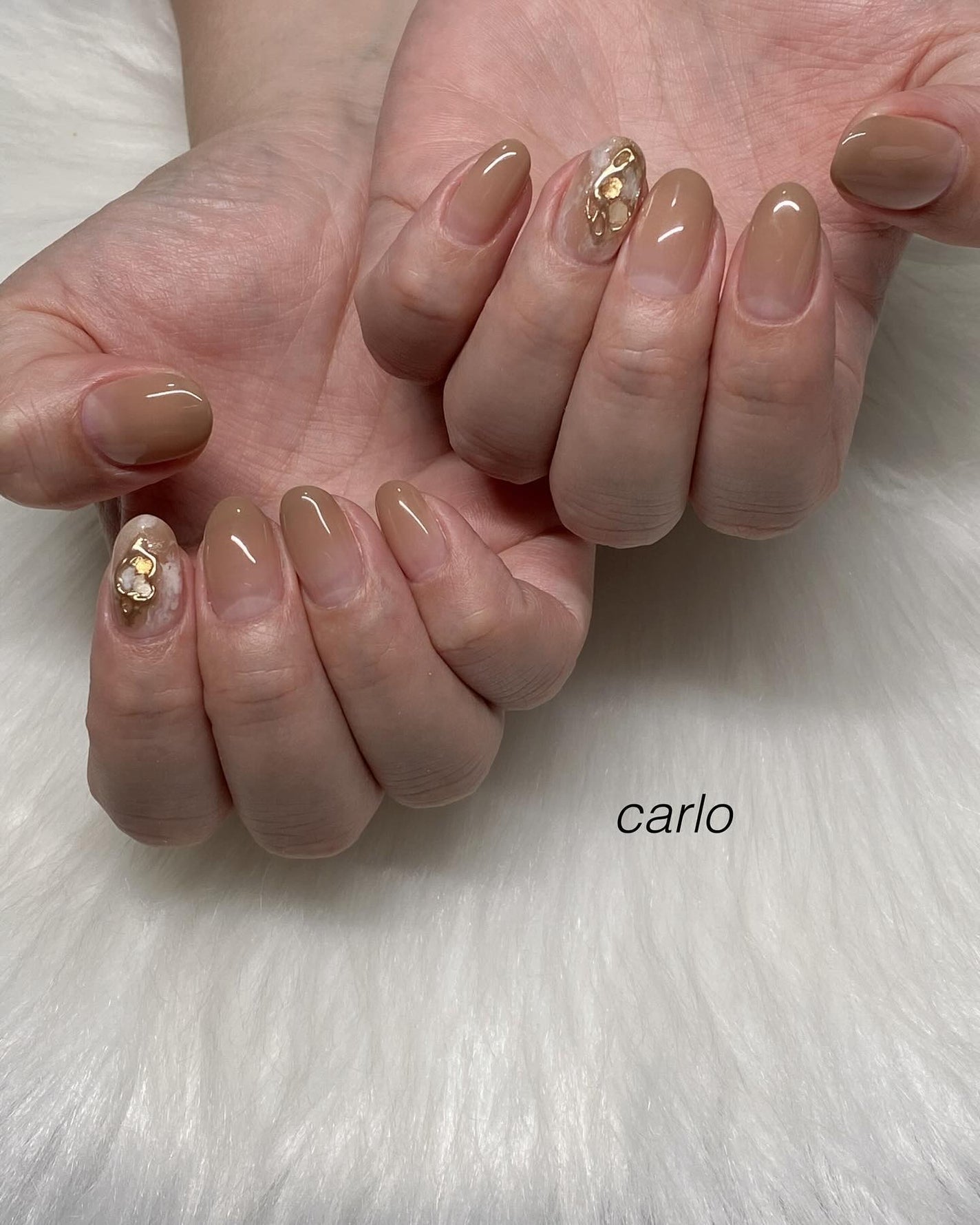 YUKA on LIPS 「【☾2本art】所沢市ネイルサロン|Carlo.ニュアンス×ゴ..」(2枚目)