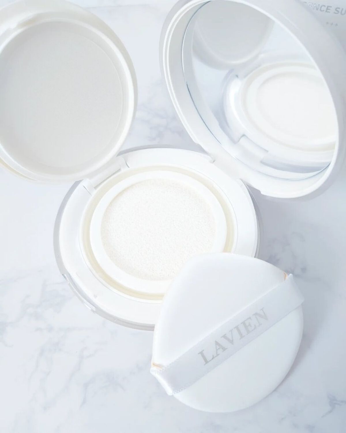 クール モイスト エッセンス サン クッション/LAVIEN/日焼け止めローションを使ったクチコミ（2枚目）