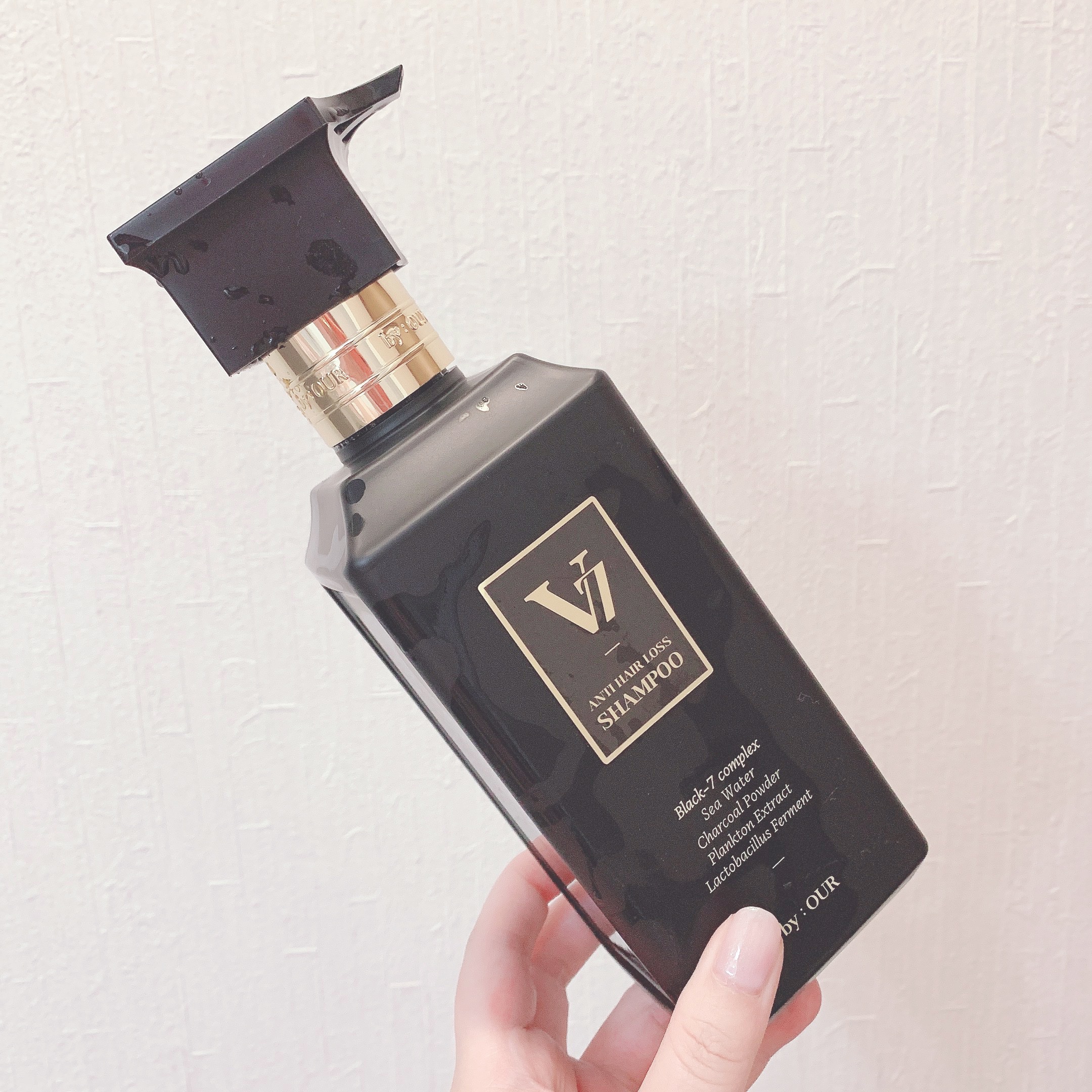 V7 アンチヘアロス シャンプー/by : OUR/サロンシャンプーを使ったクチコミ（1枚目）