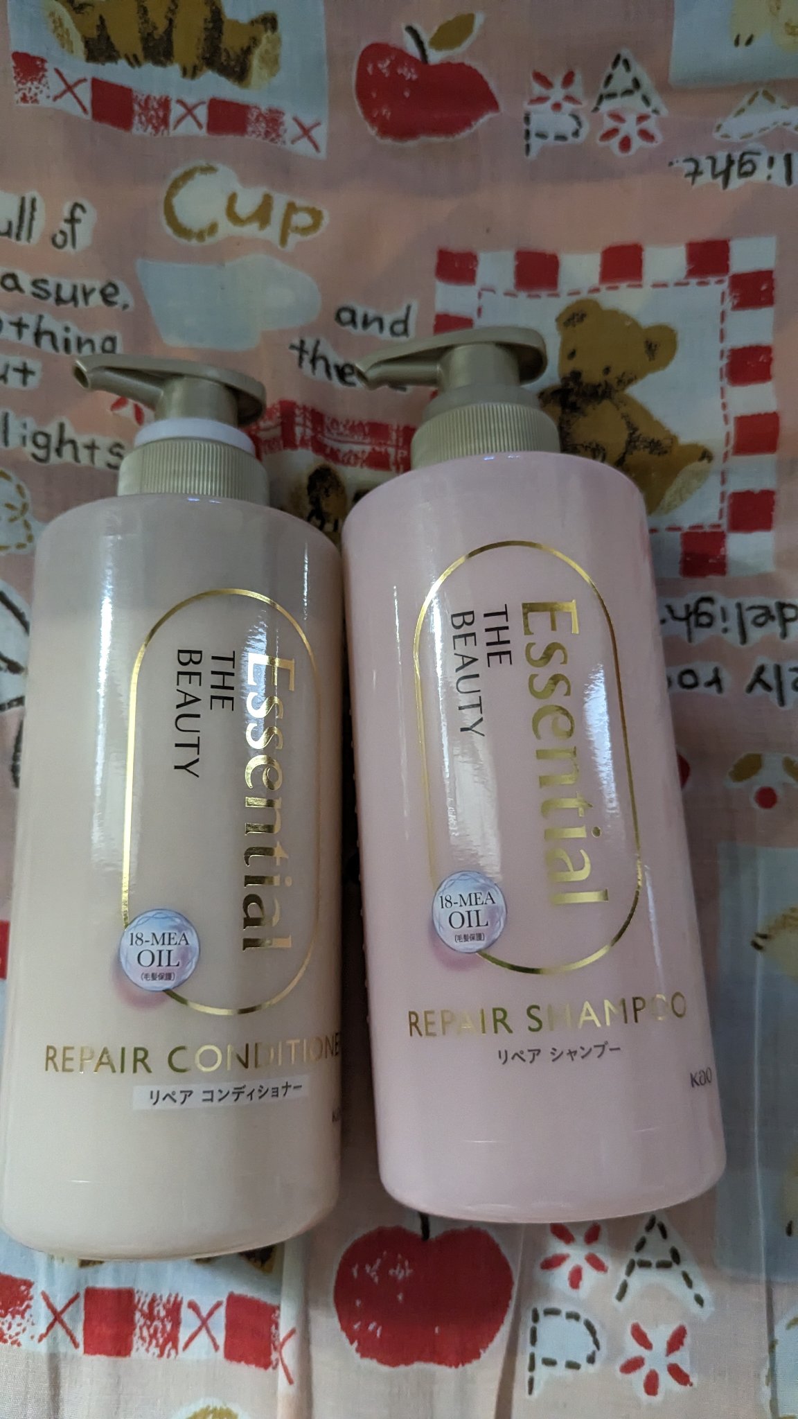 ザビューティ リペアシャンプー・コンディショナー/エッセンシャル/市販シャンプーを使ったクチコミ（1枚目）