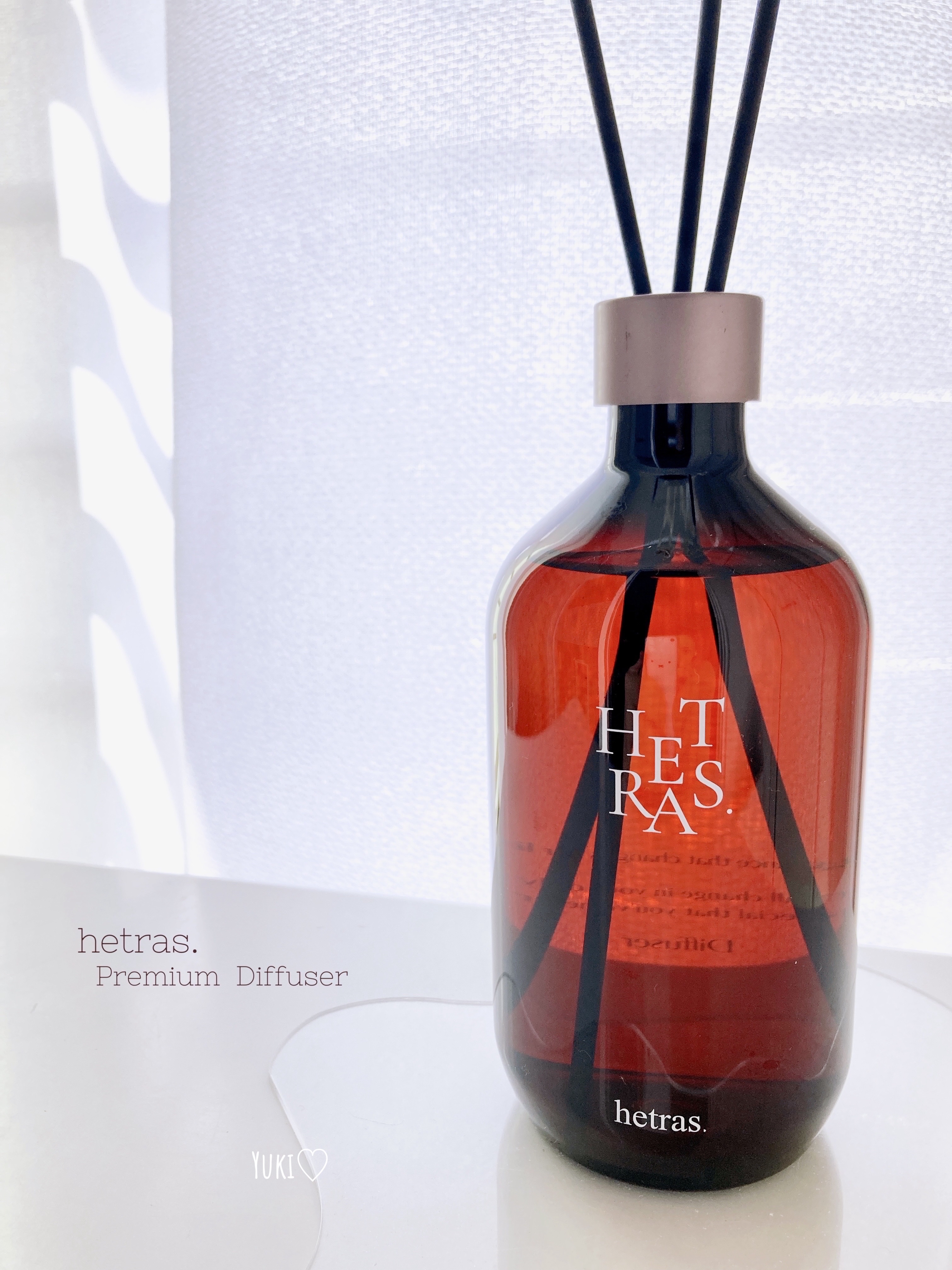 プレミアムディフューザー/hetras/ルームフレグランスを使ったクチコミ（1枚目）