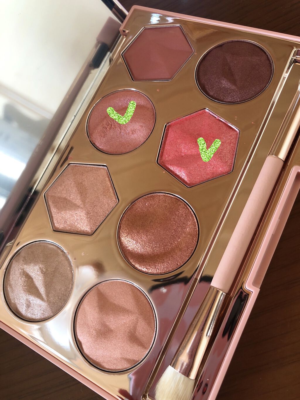 プリズム エアー アイ パレット/CLIO/アイシャドウパレットを使ったクチコミ（2枚目）