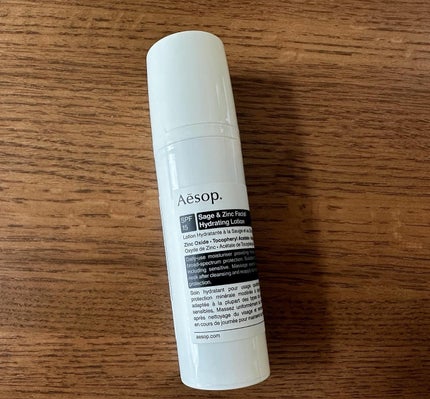 Aesop S&Z フェイシャル ハイドレーティング ローション SPF15のクチコミ「Aesop S&Z フェイシャル ハイドレーティング ローション SPF15
店員さんに勧め.....」(1枚目)