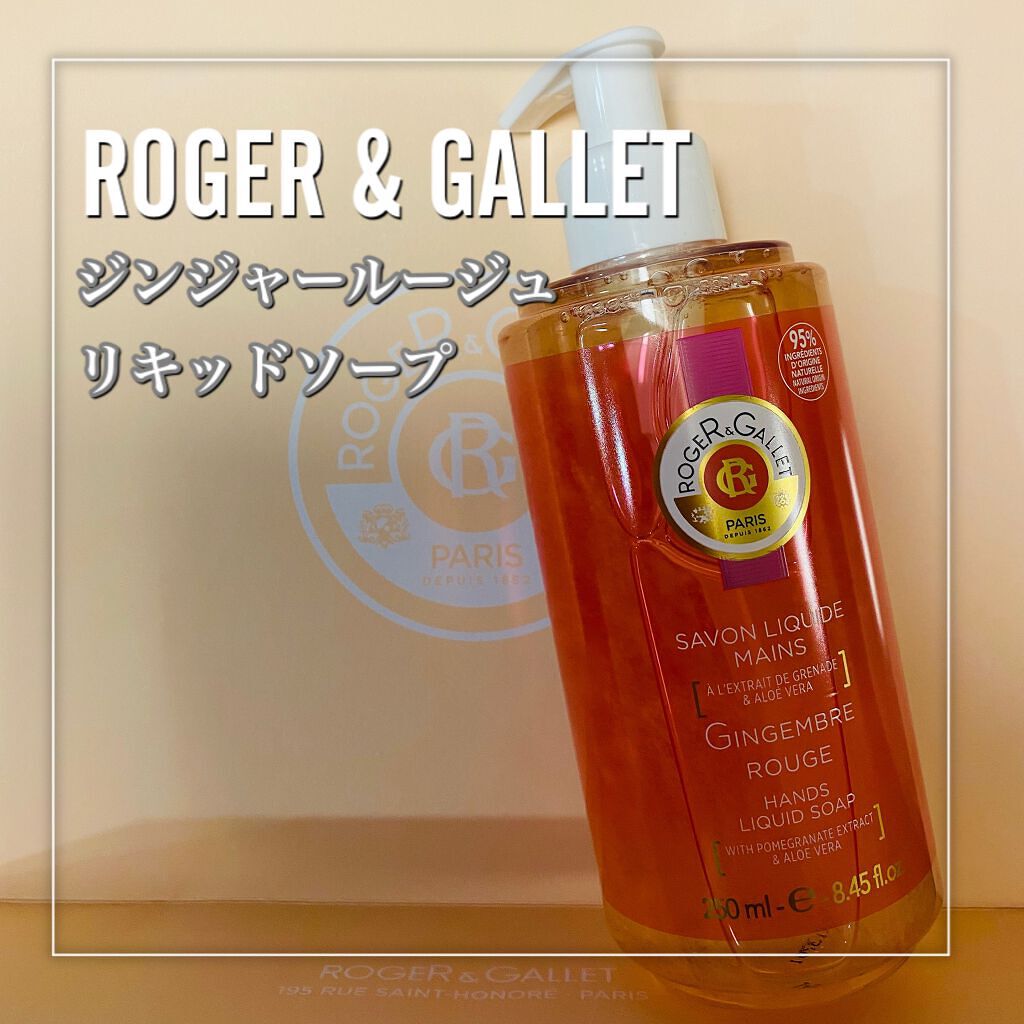 ジンジャールージュ リキッドソープ/ロジェ・ガレ/ハンドソープを使ったクチコミ(2枚目)