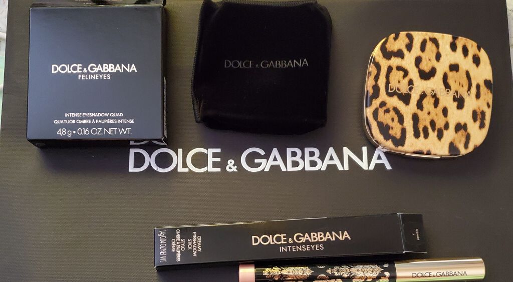 フェリンアイズ インテンスアイシャドウ クアッド/DOLCE&GABBANA BEAUTY/アイシャドウパレットを使ったクチコミ（1枚目）