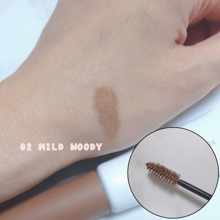 ハンオールブロウカラ/rom&nd/眉マスカラを使ったクチコミ(3枚目)