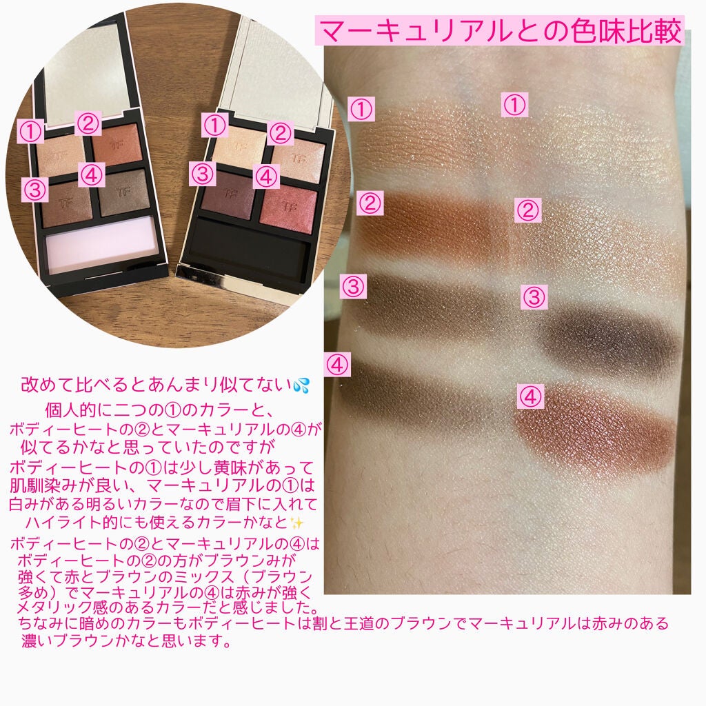 アイ カラー クォード/TOM FORD BEAUTY/アイシャドウパレットを使ったクチコミ(4枚目)
