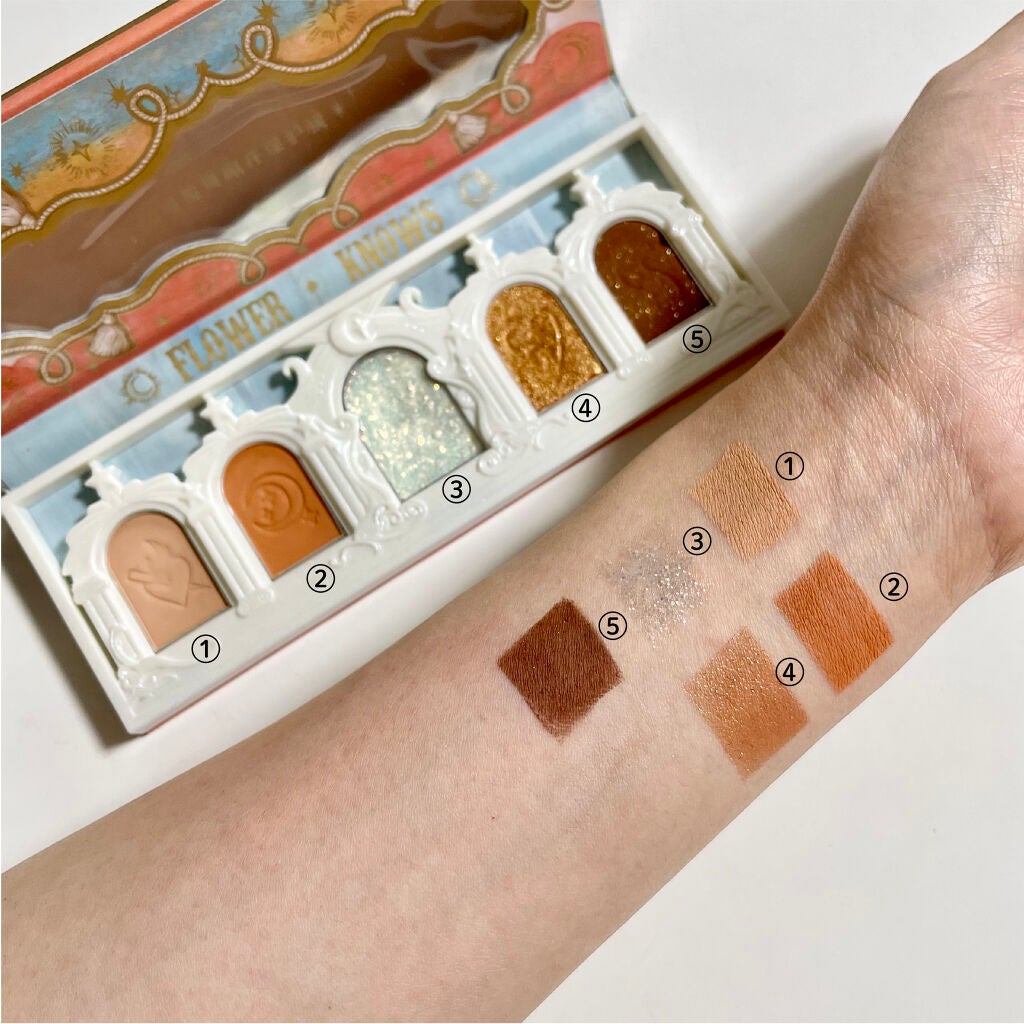 ユニコーンシリーズ アイシャドウパレット/FlowerKnows/アイシャドウパレットを使ったクチコミ(3枚目)