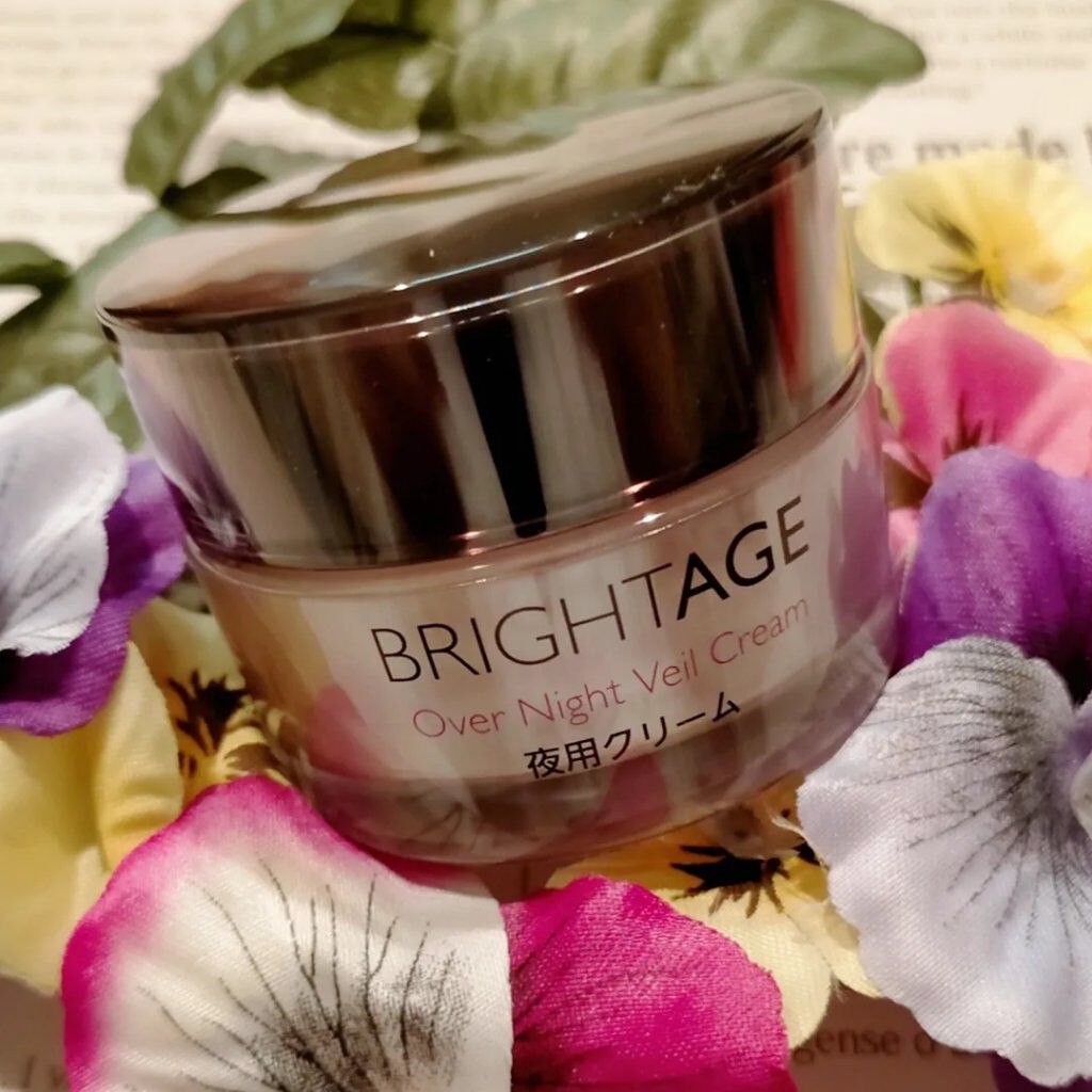 オーバーナイト ヴェールクリーム/BRIGHTAGE/フェイスクリームを使ったクチコミ（1枚目）