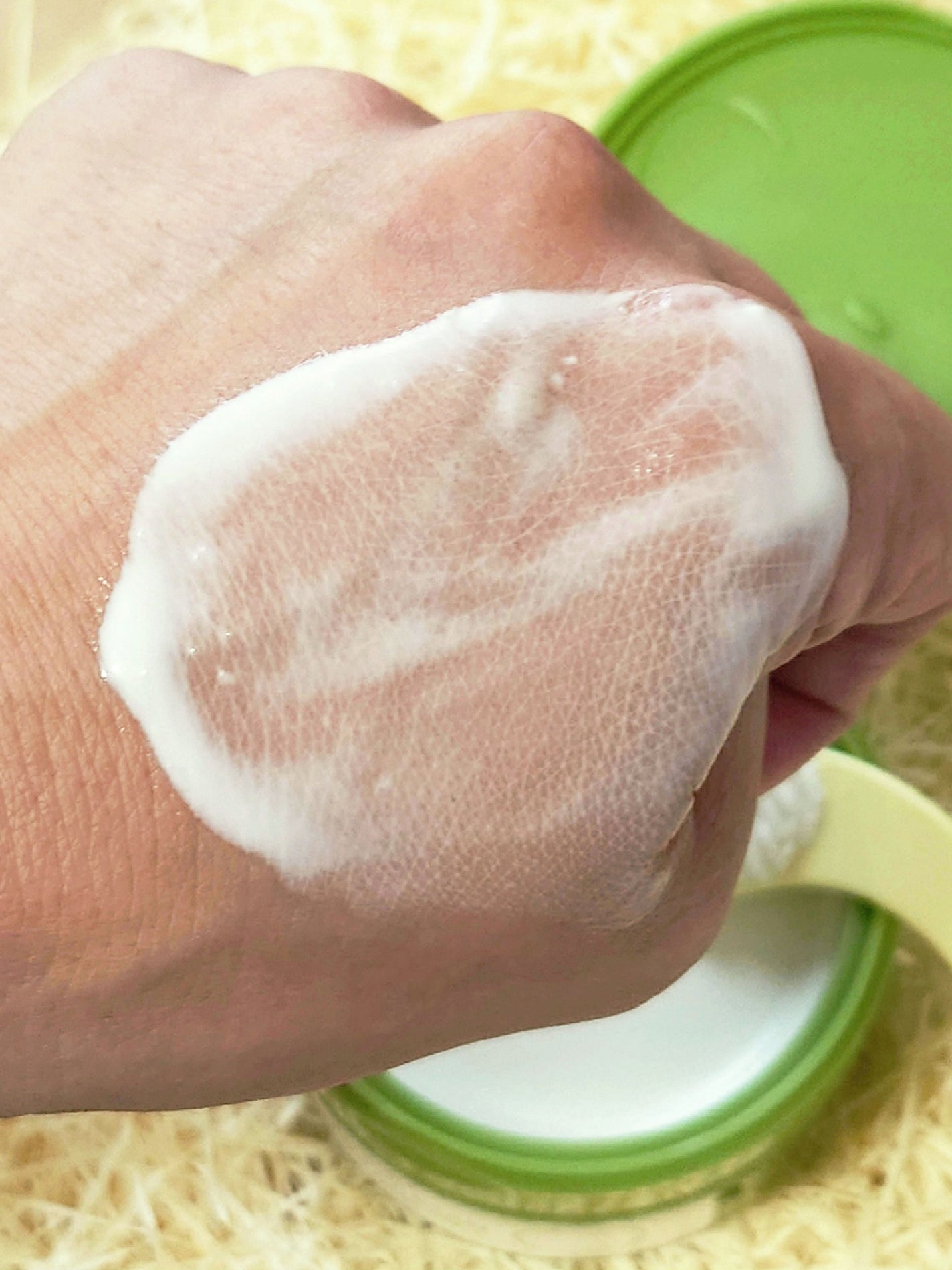 緑豆毛穴クレンジングミルクバーム/beplain/クレンジングバームを使ったクチコミ(3枚目)
