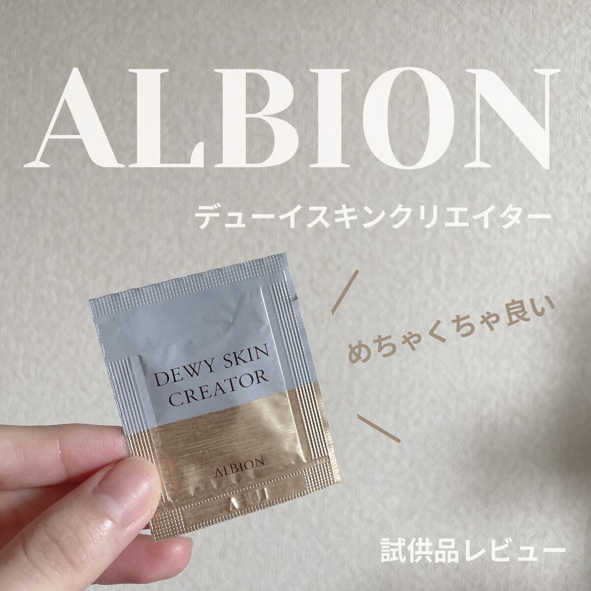 デューイスキン クリエイター/ALBION/化粧下地を使ったクチコミ（1枚目）