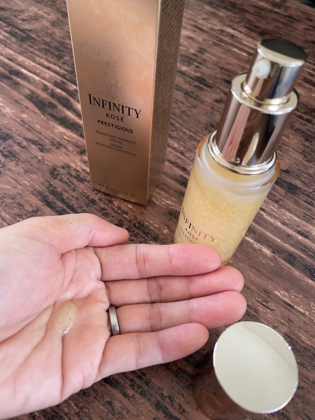 プレステジアス セラム インダルジェンス/インフィニティ/美容液を使ったクチコミ(2枚目)