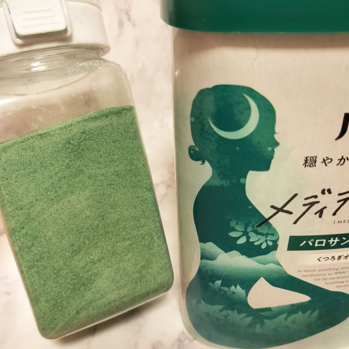 バスロマン メディテーションタイム パロサントツリーの香り/バスロマン/炭酸系入浴剤を使ったクチコミ（2枚目）