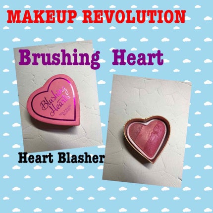 ブラッシング ハート/MAKEUP REVOLUTION/パウダーチークを使ったクチコミ(1枚目)