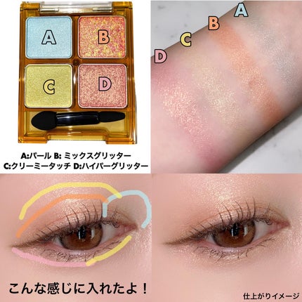 ビーチバカンスグリッターパレット/KATE/アイシャドウパレットを使ったクチコミ(8枚目)