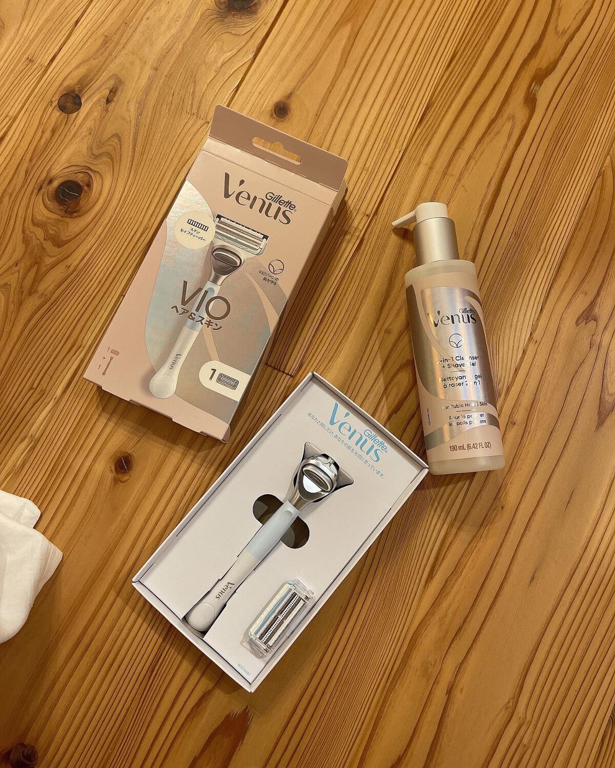 ヴィーナス VIO ヘア&スキン カミソリ/Gillette Venus/シェーバーを使ったクチコミ（2枚目）