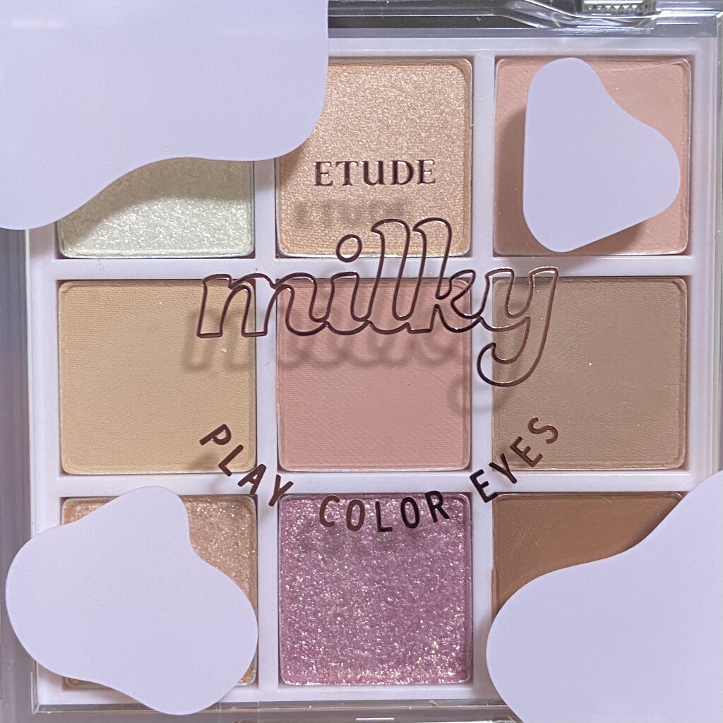 プレイカラーアイズ ≪ミルキーコレクション≫/ETUDE/アイシャドウパレットを使ったクチコミ（2枚目）