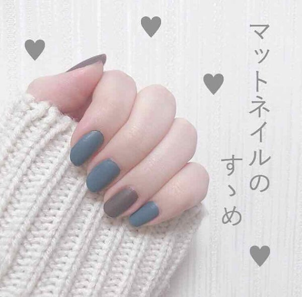 マットネイルデザイン16選!春夏秋冬別のトレンドをチェック|セルフのやり方&おすすめトップコート