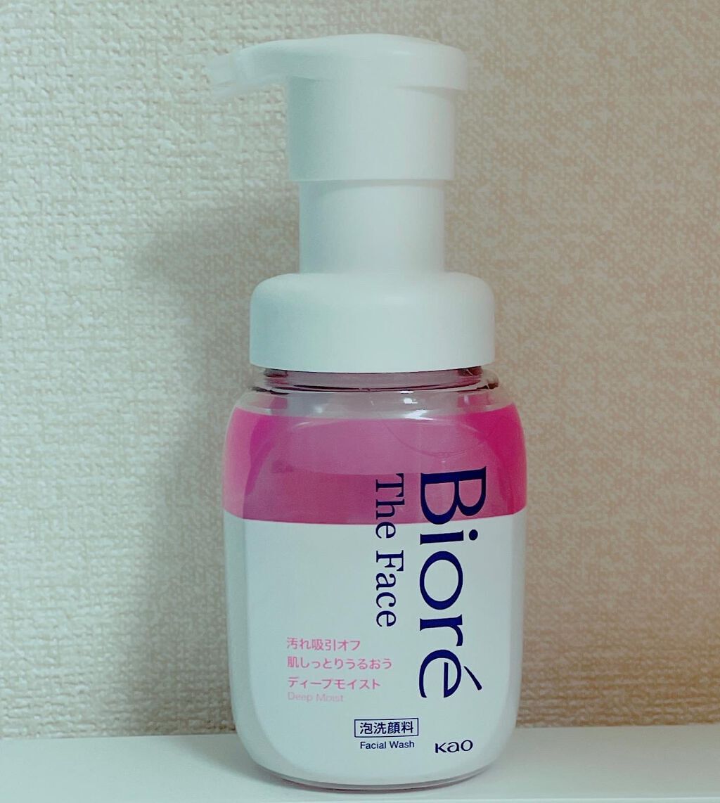 ビオレ ザフェイス 泡洗顔料 ディープモイスト/ビオレ/泡洗顔を使ったクチコミ(2枚目)